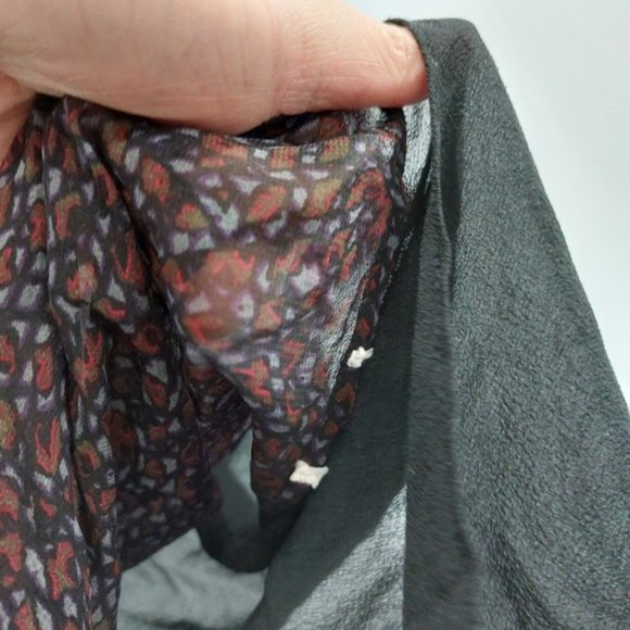 Aritzia Wilfred Silk Open Back Short Sleeve Top Medium - Picture 4 of 6